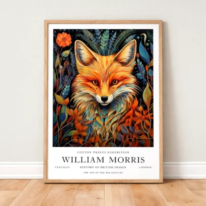William Morris – Fox Art Print