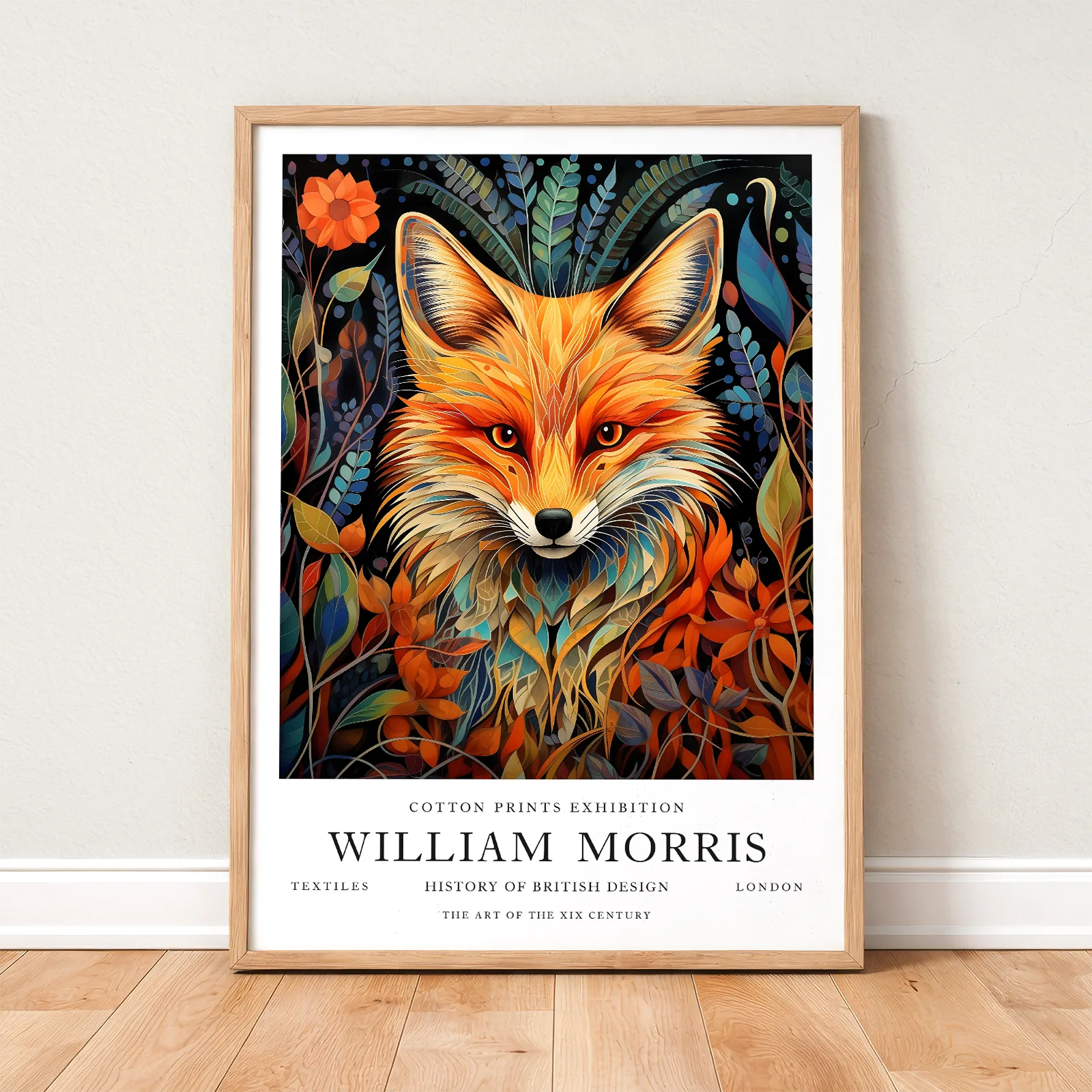 William Morris Fox Art Print