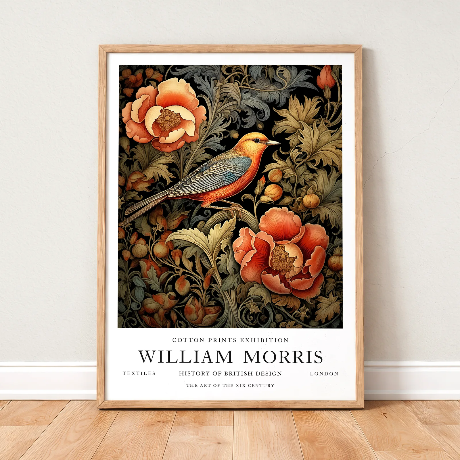 William Morris Poster – Vintage Bird Print