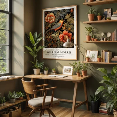 William Morris – Bird Art Print