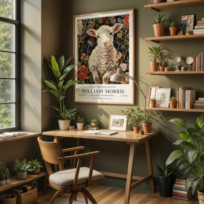 William Morris – Lamb Wall Art