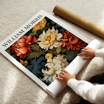 William Morris – Peonies Wall Art