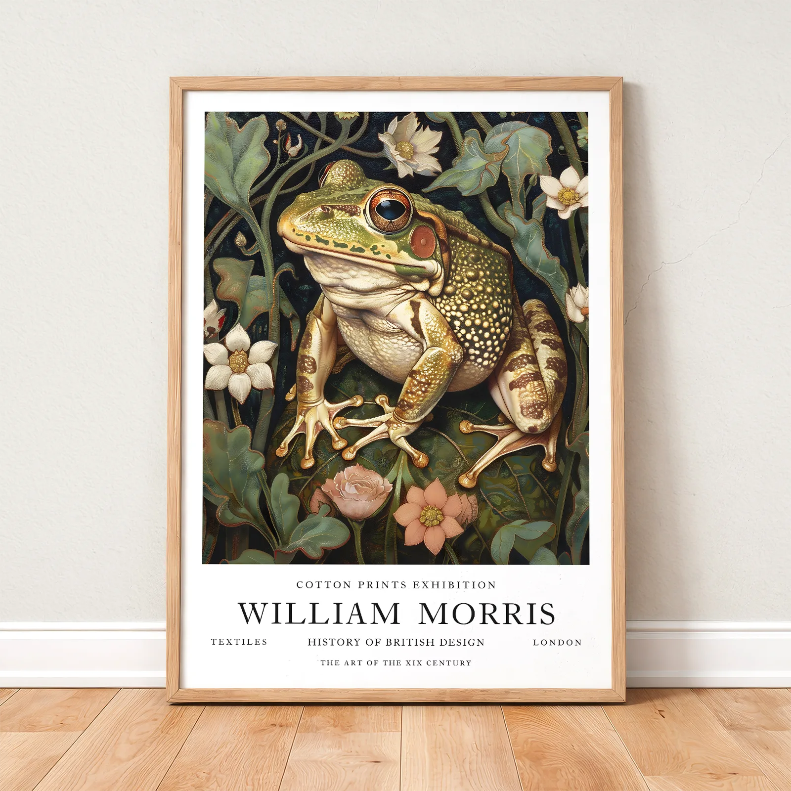 William Morris Frog Poster