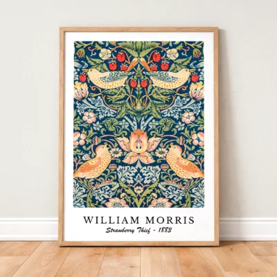William Morris strawberry thief poster framed wall art