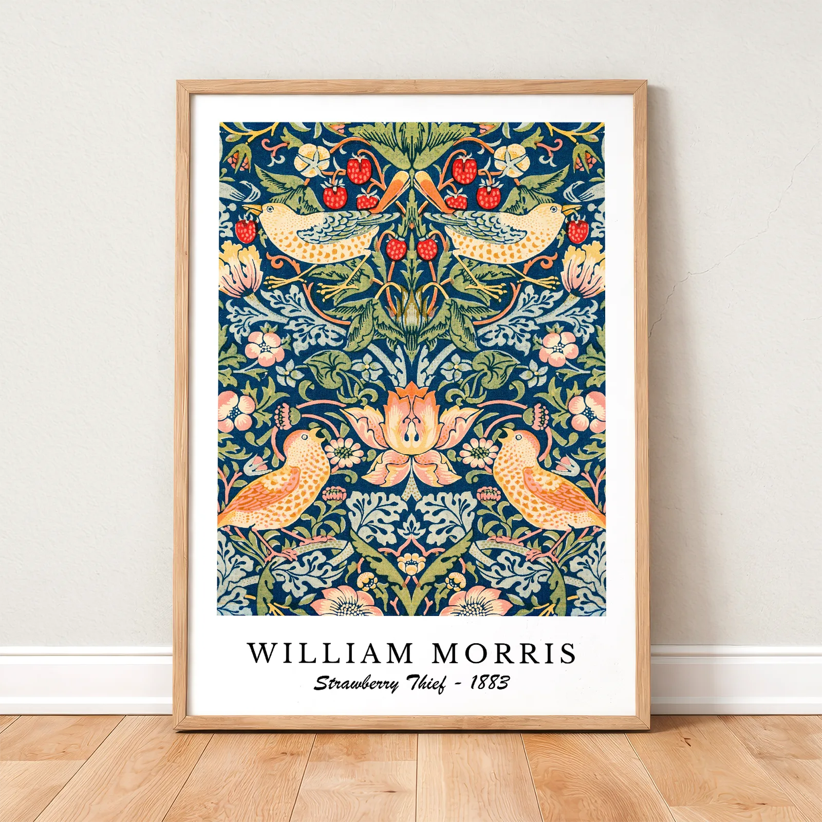 William Morris Strawberry Thief Poster