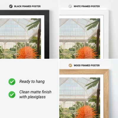 Kew Gardens poster frame options
