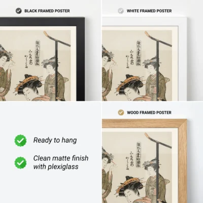 Isoda Koryusai – Courtesan Karahama Tea Ceremony