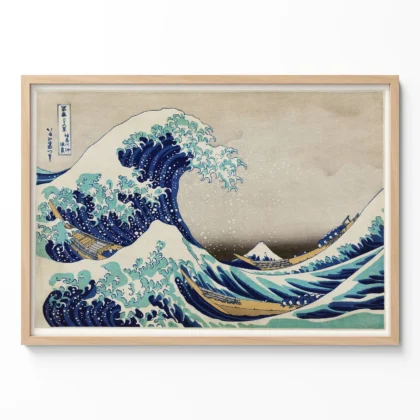 Katsushika Hokusai – Wandbild Die große Welle vor Kanagawa