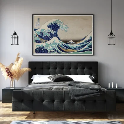 Katsushika Hokusai – Wandbild Die große Welle vor Kanagawa
