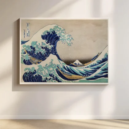 Katsushika Hokusai – Wandbild Die große Welle vor Kanagawa