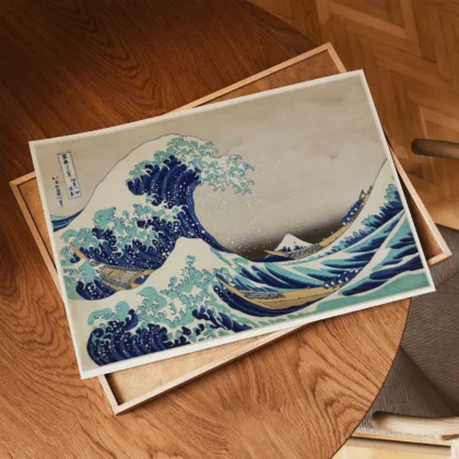 Katsushika Hokusai – Wandbild Die große Welle vor Kanagawa