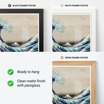 Katsushika Hokusai – Wandbild Die große Welle vor Kanagawa