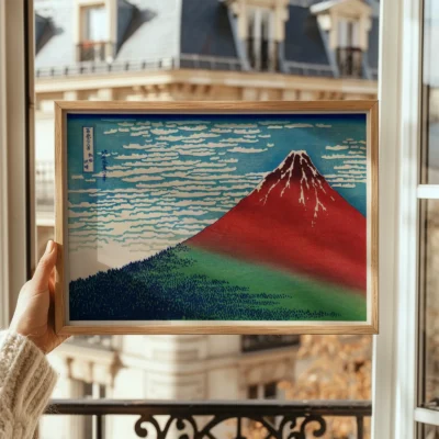 Katsushika Hokusai Wall Art – Fine Wind, Clear Morning