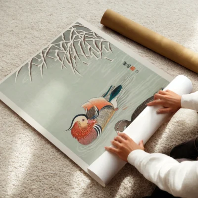 Mandarin Ducks by Ohara Koson