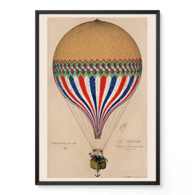 Tricolore Balloon Wall Art