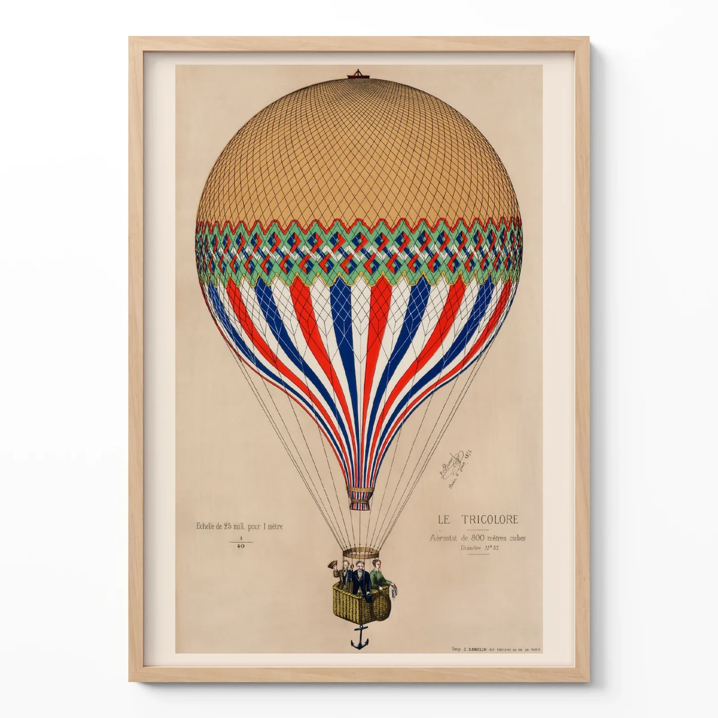 Tricolore Balloon Wall Art