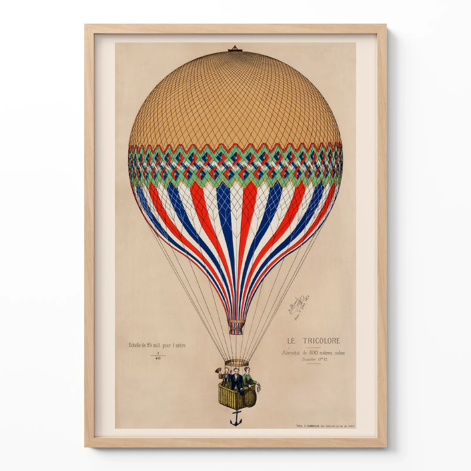 Tricolore Balloon Wall Art Tricolore Balloon Wall Art
