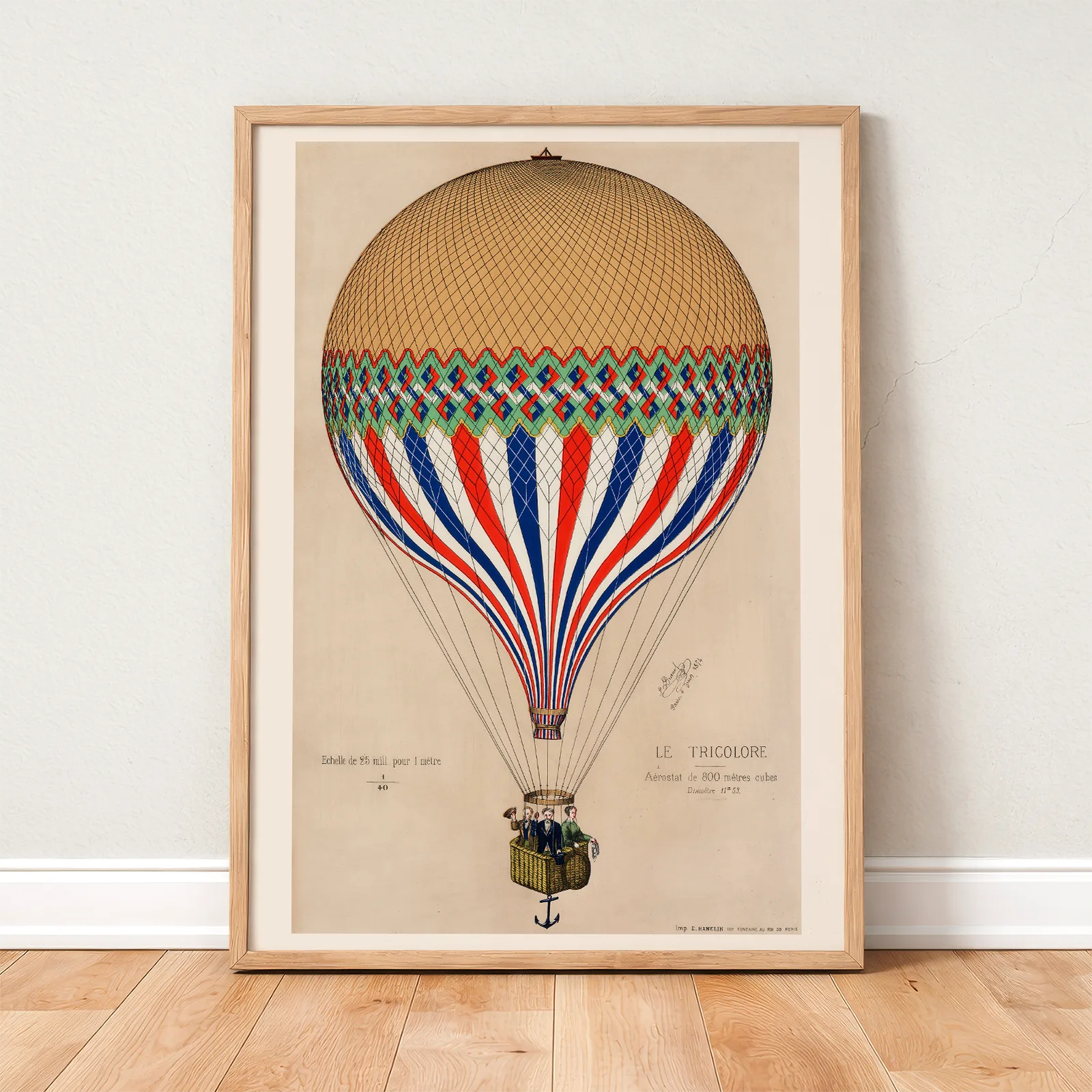 Tricolore Balloon Wall Art