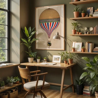 Tricolore Balloon Wall Art