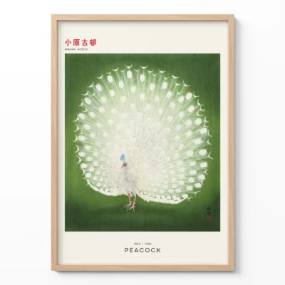 Peacock by Ohara Koson