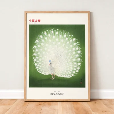 Peacock by Ohara Koson