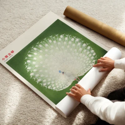 Peacock by Ohara Koson