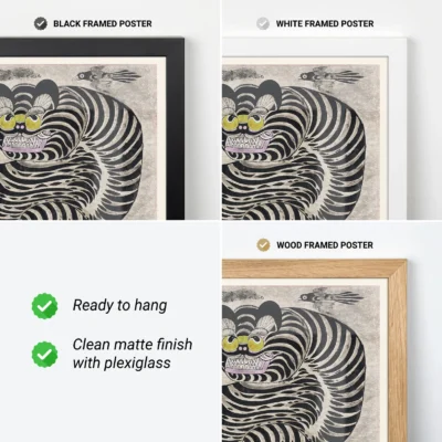 Talismanic Tiger – Vintage Japanese Wall Art