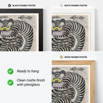 Talismanic Tiger – Vintage Japanese Wall Art