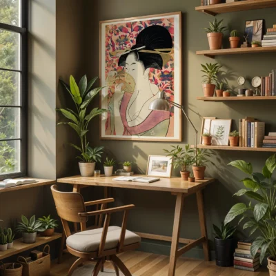 Utamaro Kitagawa Wall Art – Kushi