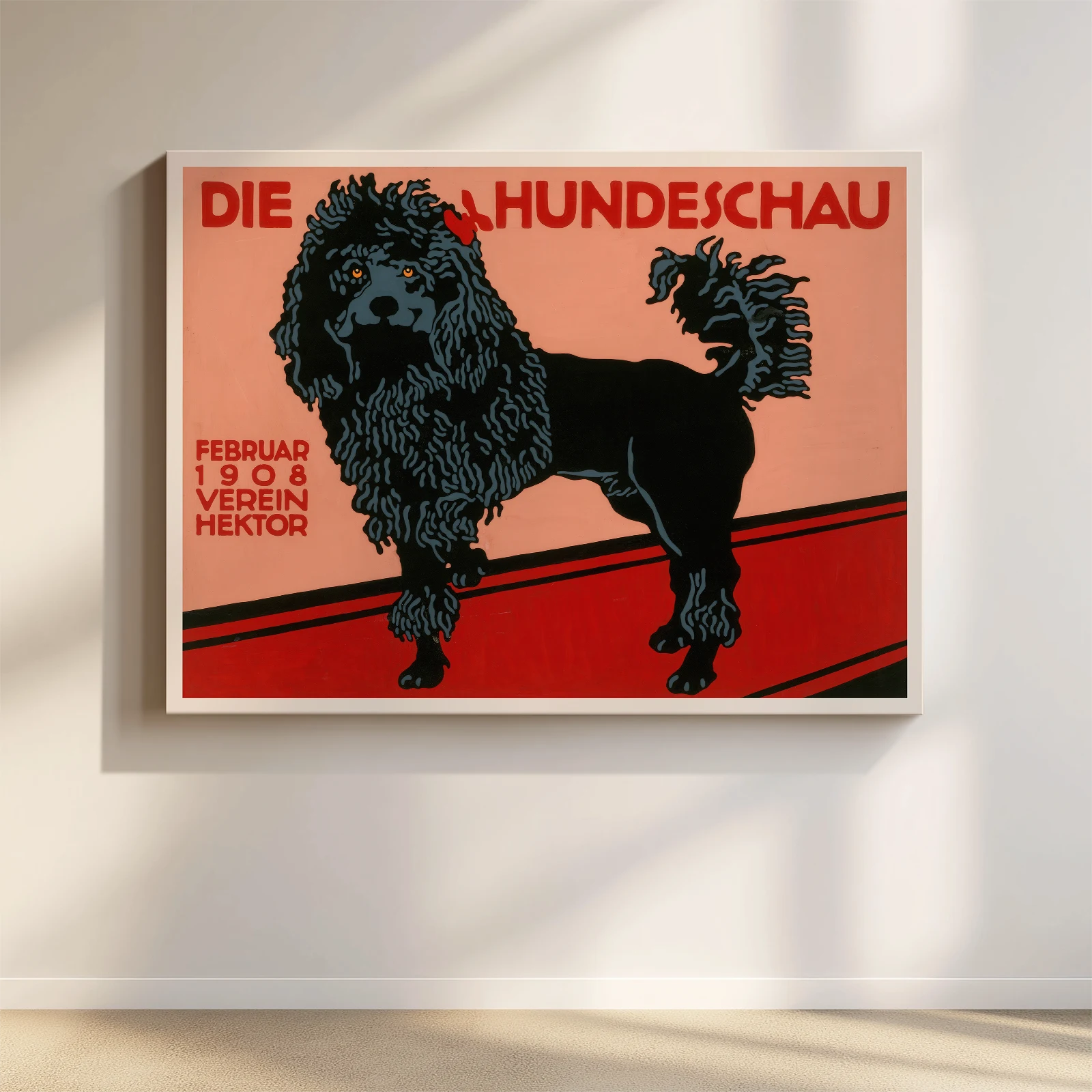 Vintage Dog Show Wall Art