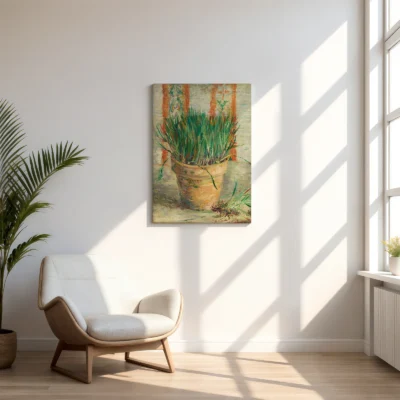 Vincent van Gogh Wall Art – Flowerpot with Garlic
