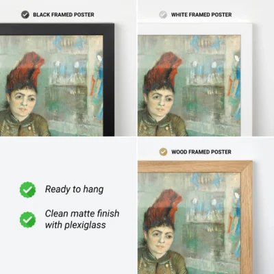Vincent van Gogh Wall Art – Agostina Segatori in Le Tambourin
