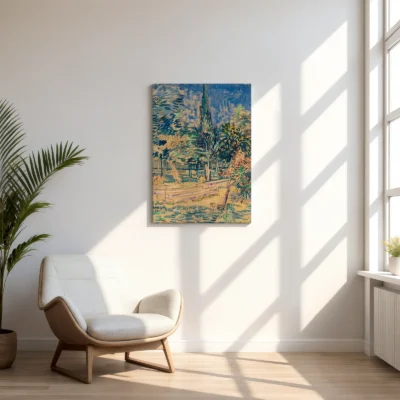 Vincent van Gogh Wall Art – Stairs in the Garden of the Asylum