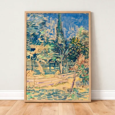 Vincent van Gogh Wall Art – Stairs in the Garden of the Asylum