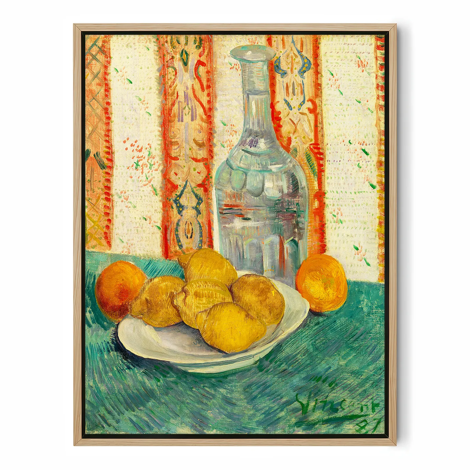Vincent van Gogh Wall Art – Carafe and Dish with Citrus Fruit