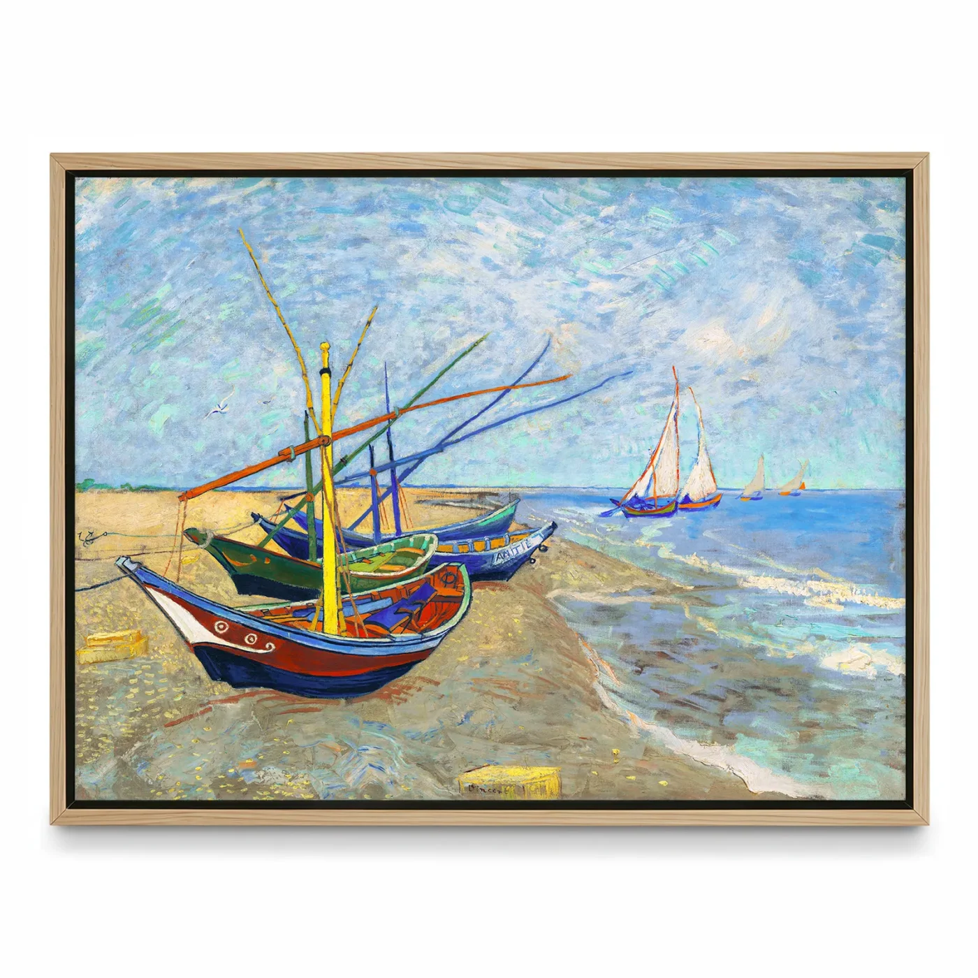 Vincent van Gogh Wall Art – Fishing Boats at Les Saintes