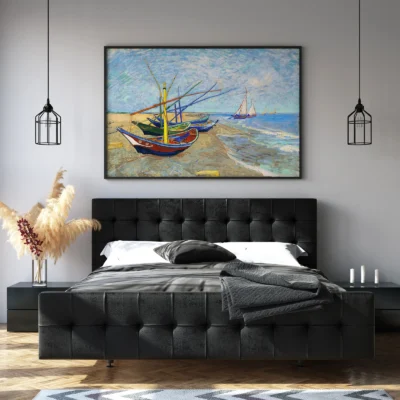 Vincent van Gogh Wall Art – Fishing Boats at Les Saintes