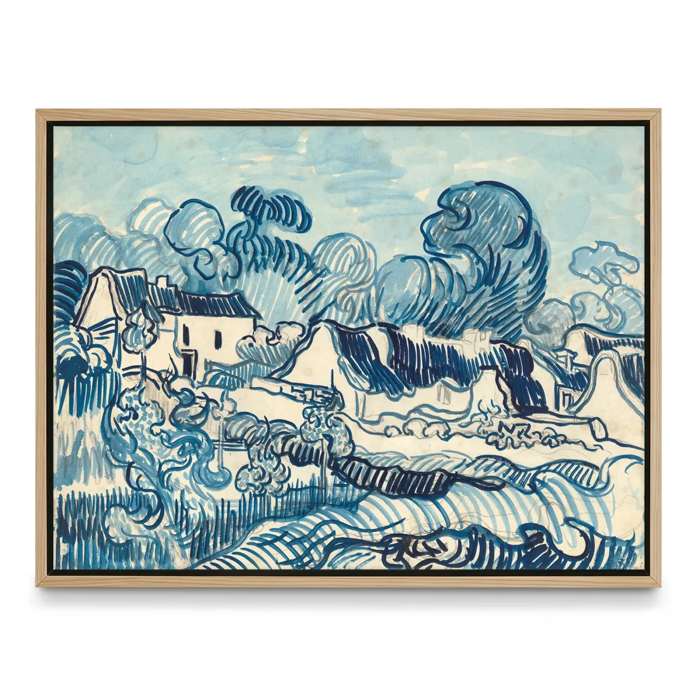 Vincent van Gogh Wall Art – Landscape with Houses