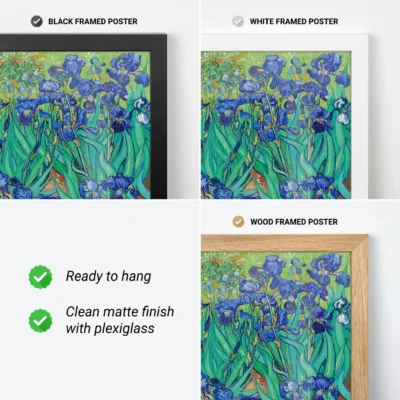 Vincent van Gogh Wall Art – Irises in the Garden