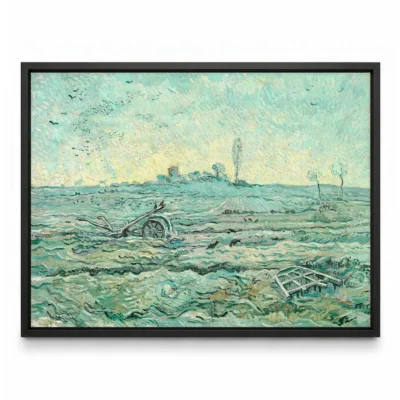 Vincent van Gogh Wall Art – Snow-Covered Field with a Harrow