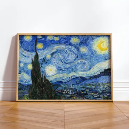 Vincent van Gogh paveikslas – Žvaigždėta naktis