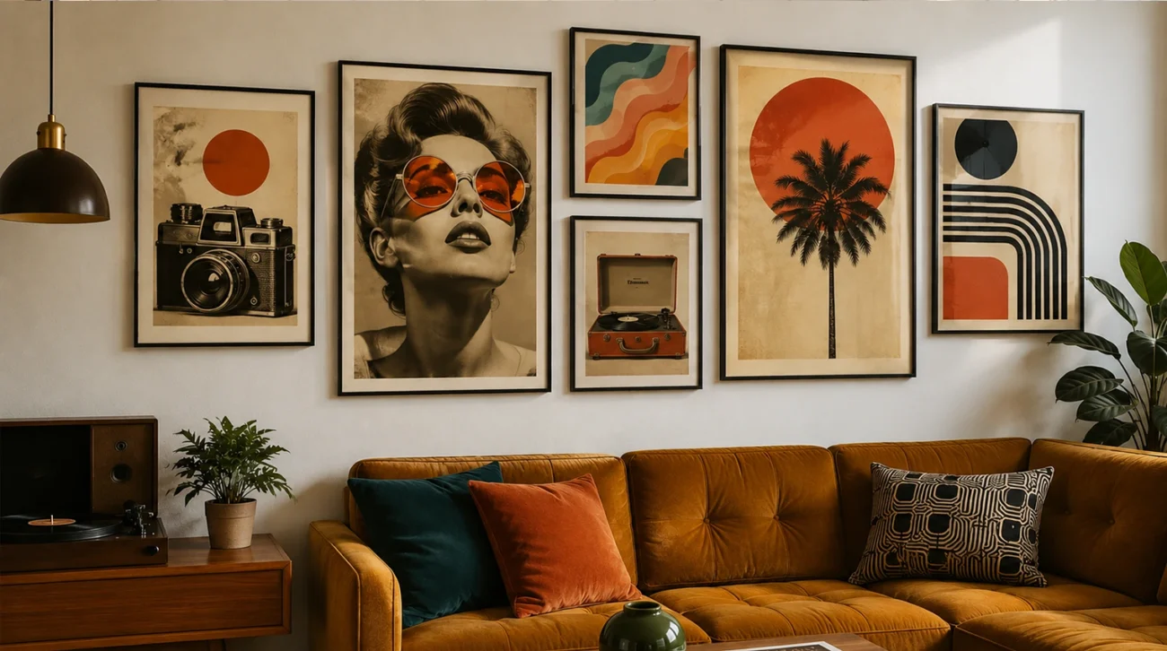 10 Retro Wall Art Ideas to Transform Your Space Instantly