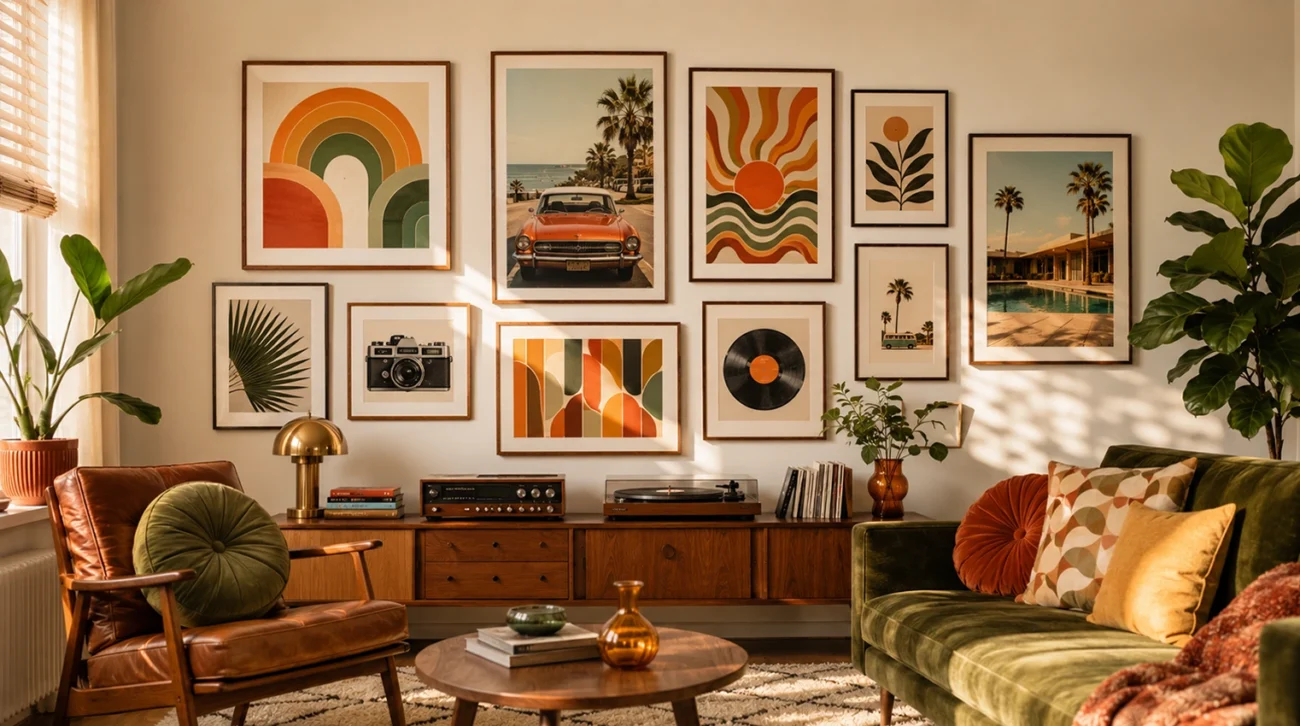 10 Retro Wall Art Ideas to Transform Your Space Instantly