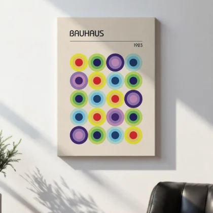 Bauhaus Exhibition Print – Geometric Wall Art