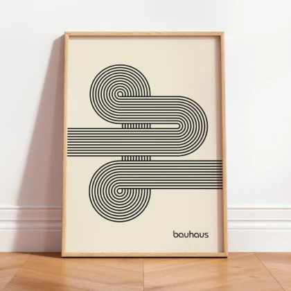 Bauhaus Art Print – Moving Lines