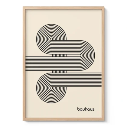 Bauhaus Art Print – Moving Lines