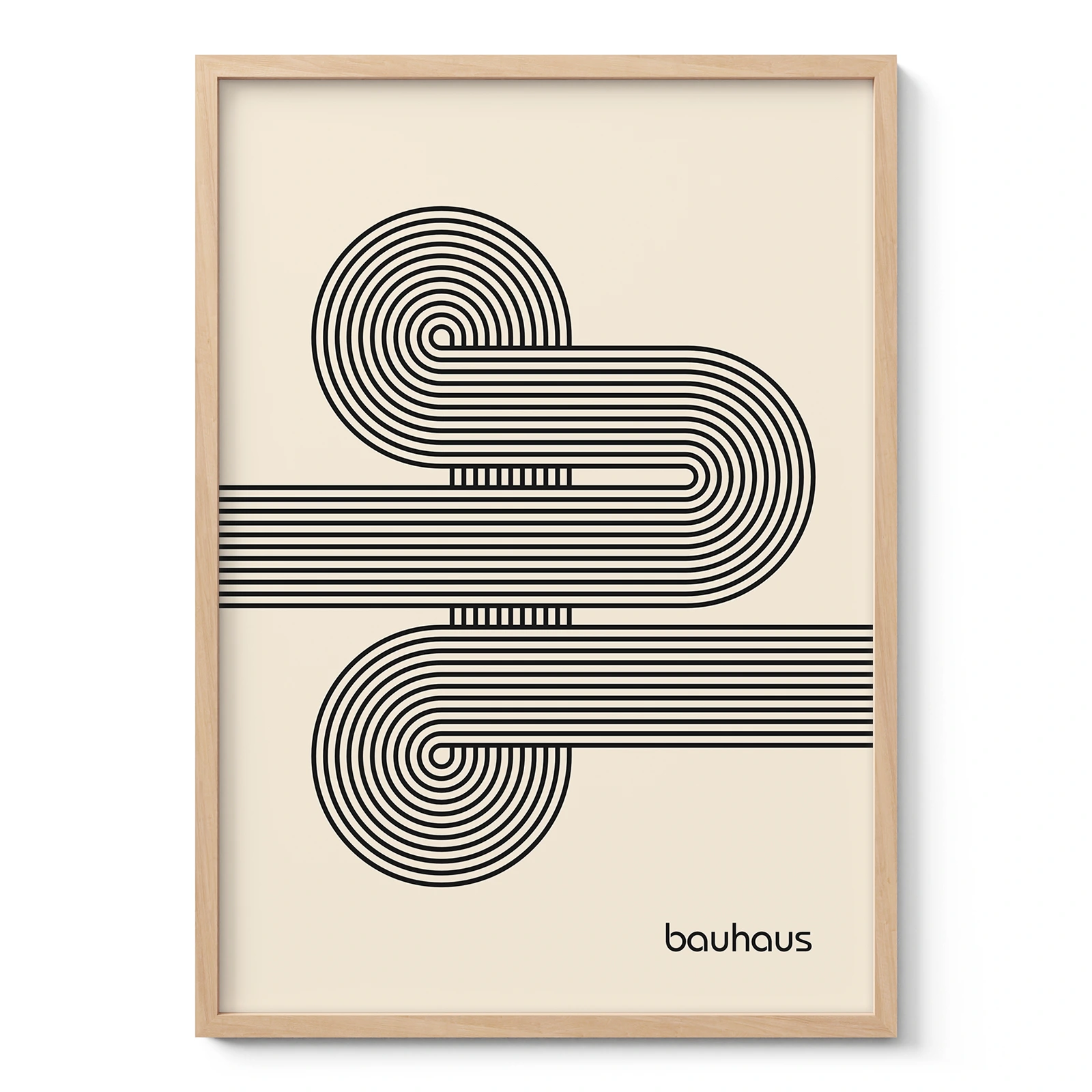 Bauhaus paveikslas – Linijų vingiai