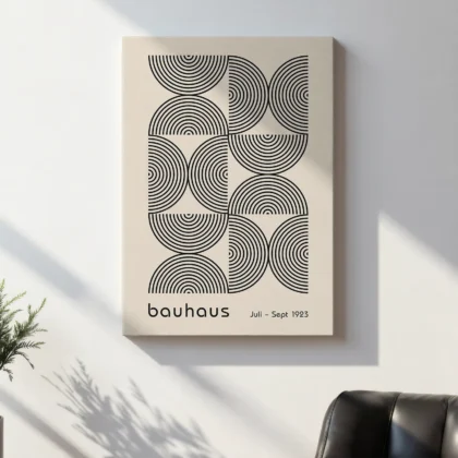 Bauhaus Exhibition Print – Half Circles