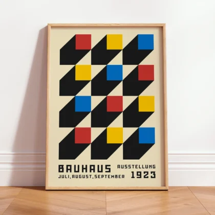 Bauhaus Art Print – Colorful Squares