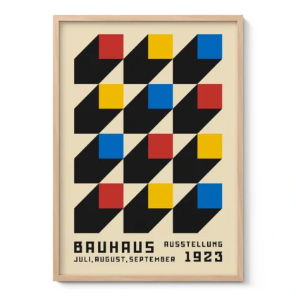 Bauhaus Art Print – Colorful Squares